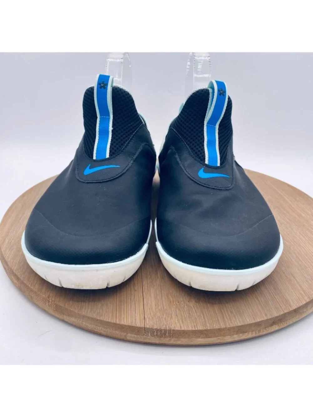 Nike Air Zoom Pulse Mens Shoes 7 Black Blue Athletic Nursing Sneakers